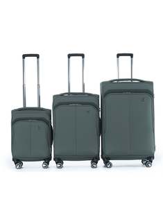 Deluxe Grange Collection TCA752 Suitcase Full Set - Cypress Green