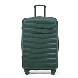 The New Zealand Luggage Co Pilot Collection Polypropylene 76cm Trolley case NZ005A-Petrol