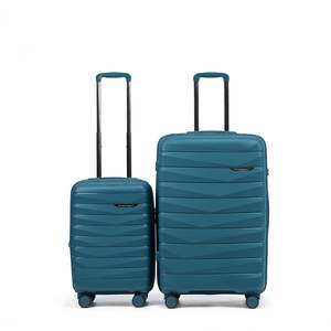 New Zealand Luggage Pilot Collection 2-Pce Polypropylene Trolley set 76/55cm NZ0&hellip;