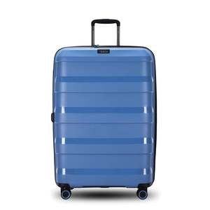 Tosca 81cm Comet Collection hard side polypropylene checked trolley case TCA200X&hellip;