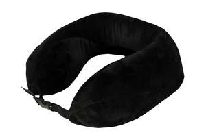 Travel Pillows: Tosca Memory Foam travel neck pillow TCA002-Black