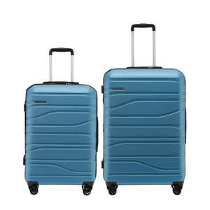 On Sale: New Zealand Luggage Franz Josef Collection hard side ABS Trolley luggage set 77cm/67cm SS604-Lake Blue
