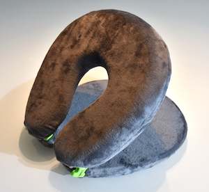 Travel Pillows: Face Cradle Memory foam Wanderlust travel pillow FC8-Grey