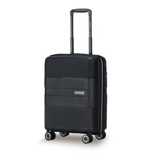 On Sale: Tosca Orion Collection 55cm-H Polypropylene hard side carry-on trolley case TCA827C-Black