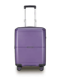 On Sale: Tosca Globetrotter Collection 52cm Hard side polypropylene carry-on TCA575C-Purple