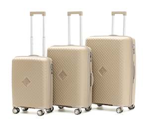 Gino Borelli Kai iwi Collection Full set hard side polypropylene luggage 76/66/5&hellip;