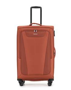 Tosca Altitude Collection 78cm Large Softside checked four-wheel trolley cases TCA188A-Rust