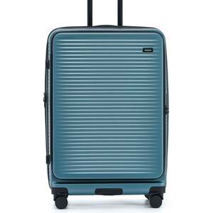 Tosca Zen Collection Polycarbonate Top Lid Zipper Opening 77cm-H Trolley Case TCA225A-Slate