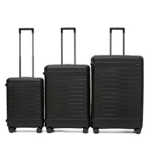 Premium: Tosca Vault Collection Clamp Style Polypropylene Luggage Set 77/67/54cm TCA219-Black