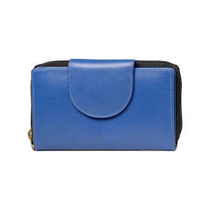 Womens Wallets Purses: Kingston P7722 Large Ladies Full grain leather Purse