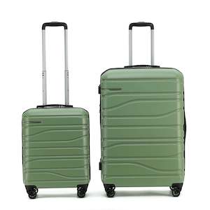 Frontpage: New Zealand Luggage Company Franz Josef Collection 2-Piece luggage set 77cm/55cm SS604-Oil Green