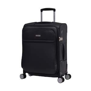 Eminent: Eminent Softside - 55cm Carry On -Luxury Trolley Luggage S1880C Black