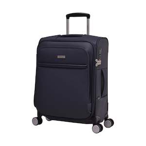 Eminent: Eminent Softside - 55cm Carry On - Navy Luxury Small Trolley Luggage S1880C-Navy