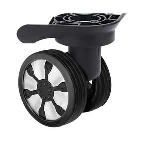 8 Tosca Silicone Wheel Covers - protect your trolley cases wheels TCA062-Black