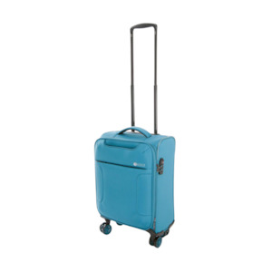 Luggage: Tosca So-Lite - Carry On 53cm Teal - Luxury Softside Small Luggage AIR4044C