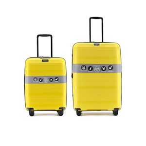 Tosca Comet Collection Luxury Polypropylene hard side 2-Pce trolley set 67cm/55c&hellip;