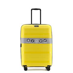 Tosca Comet: Tosca 67cm Yellow Comet Collection Luxury polypropylene Hard side trolley luggage TCA200B