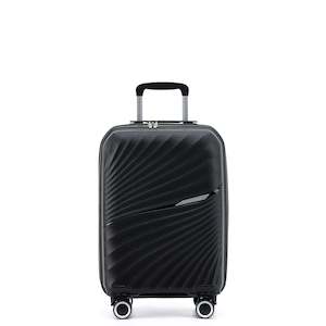 Frontpage: New Zealand Luggage Co Hauraki Collection 55cm Carry-on polypropylene  trolley case NZ004C-Black
