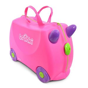 TRUNKI Kids ride-on hard side carry on suitcase T0322 Cassie Cat
