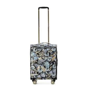 Softside Luggage: Tosca So-Lite 4.0 Collection soft side 4-wheel carry-on trolley luggage AIR5055C-Golden Palms