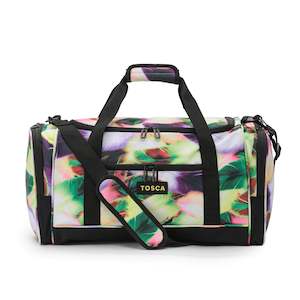 Carryon Luggage: Tosca 53cm-long Sports-Travel duffle bag carry-on approved TCA798S-Feathers