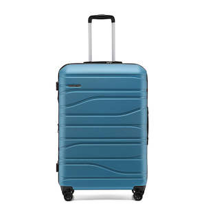 On Sale: New Zealand Luggage Co - Checked 77cm Franz Josef Collection Trolley Luggage SS604A Lake Blue