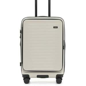 Tosca Zen Collection 65cm-H Polycarbonate Top Lid Zipper opening Trolley case TCA225B-Stone