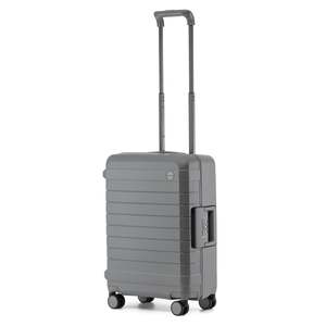 Luggage: Tosca Vault Collection Clasp style Premium Polypropylene 54cm Carry on TCA219C-Grey