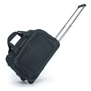 Carryon Luggage: TCA602 Navy 50cm Oakmont Black Softside Carry on wheeled luggage