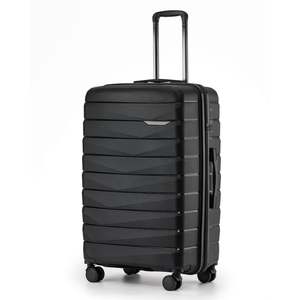 The Nz Luggage Company: New Zealand Luggage Pilot Collection Polypropylene 76cm Checked Trolley case NZ005A Black