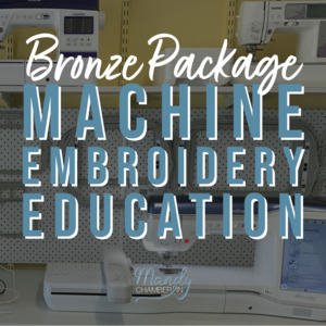 Products: Bronze Machine Embroidery Education Package