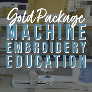 Products: Gold Machine Embroidery Education Package