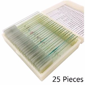 Microscope Accessories: 25pcs Microscope Slide Kit
