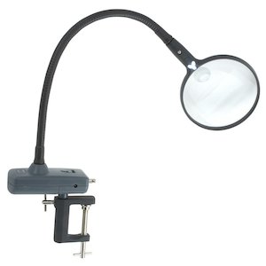 LED Illuminated Goose Neck Magnifier