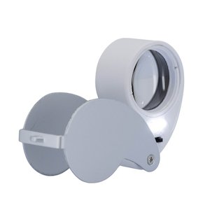 Pocket Magnifiers: 40X LED Illuminated Jewellery Type Loupe