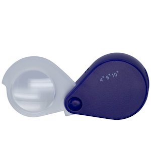 Folding Pocket Magnifier, 4X,6X, 10X