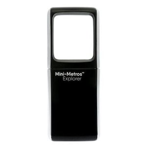Low Vision: Optica Mini-Metro Explorer - LED 3x Magnifier