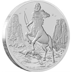 Coins: Creatures of greek mythology - centaur silver coin
