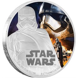 Coins: Star wars: the force awakens - captain phasma silver coin