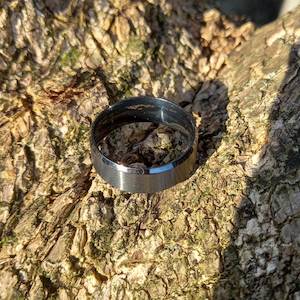 Products: Men's Black Titanium Ring (TOUGH) - NZ NATIVE WOOD RINGS