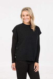 For Elegant Evenings: Side Button Vest NATIVE WORLD