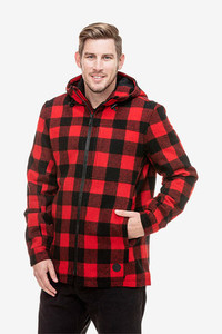 Men's Jackets: Hudson Wool Hoodie SWANNDRI