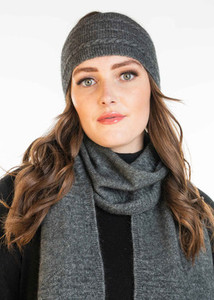 Products: Cable Possum Merino Wool Headband KORU