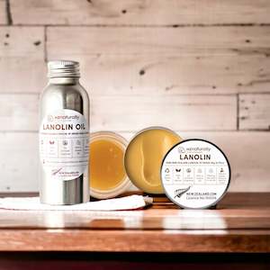 Nz Lanolin: Bundle #3: Pure NZ Lanolin EP Grade Oil & Jar (100ml + 20g)