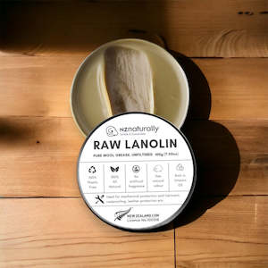 Nz Lanolin: Pure New Zealand Lanolin - Raw, Jars (100g - 600g)