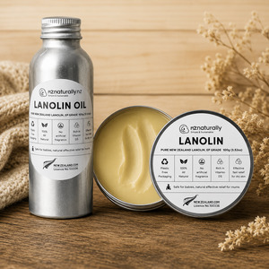 Nz Lanolin: Bundle 5: 1x 100g EP Grade Lanolin, 1x 100ml EP Grade Lanolin Oil
