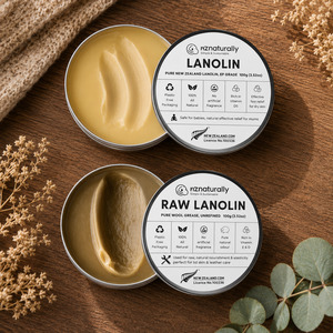 Nz Lanolin: Bundle 4: 1x 100g EP Grade Lanolin, 1x 100g Raw Lanolin