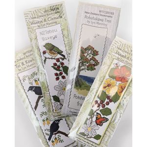 New Zealand Cross Stitch Bookmark Kit - New Zealand Nature