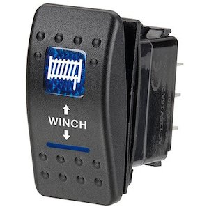 Switch: Narva Rocker Switch Winch In/Out - Momentary On/Off