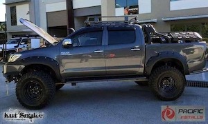 Kut Snake Flares for Toyota Hilux  KUN Models 2005 - 2016